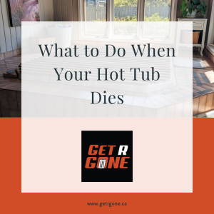 What to do when your hot tub dies header image junk removal london ontario