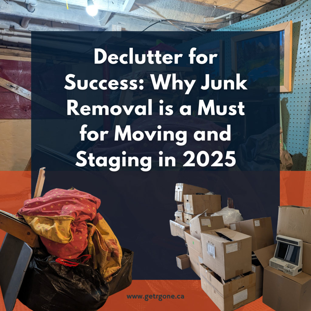 Title image for why junk removal is a must for moving and staging in 2025